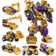 Ling tốc độ trẻ em biến dạng Hercules kỹ thuật xe cậu bé đồ chơi chuyển đổi mô hình robot kết hợp xe búp bê