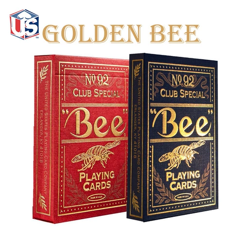 Little Bee Poker Gold Bee Card Golden Bee PLC066 местный местный золото -золото -творческий покер бесплатный доставка