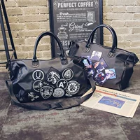 Túi du lịch khoảng cách ngắn nữ huy hiệu nam graffiti túi nữ duffel túi oxford túi thể dục dung lượng lớn túi xách túi du lịch adidas