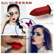 Bao Shunfeng 2 x 10 lần MAC mờ son môi son môi ruby ​​woo retro matt red spot - Son môi