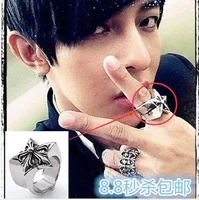 Панк -прилив мужское кольцо мужского кольца, доминирующая уникальная защита, окончательное кольцо класса 1 3 Ван Дадонг