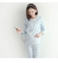 16 năm Hàn Quốc phụ nữ mang thai mùa thu quần áo phù hợp với bông tháng quần áo mùa xuân mô hình sau sinh cho con bú quần áo đồ ngủ nhà dịch vụ quần đùi bầu