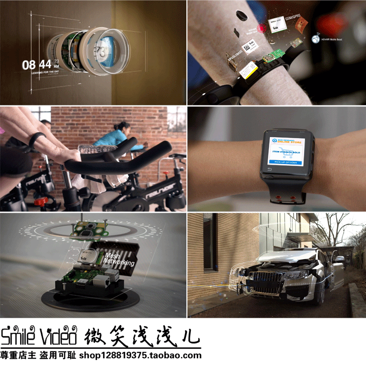 最新互联网高科技物联网网络智慧城市智能家居汽车手表健身器材高清视频素材-天天素材网