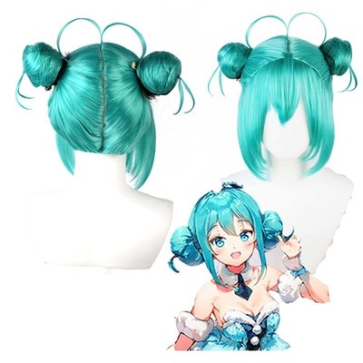 taobao agent Miku Hatsune Miku Future White Rabbit COS Wigga Girl Vocaloid big scalp shape