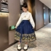 Bé Gái Váy Hanfu Thu Đông Mới Trẻ Em Phong Cách Váy Nữ Xuân Thu Váy Cổ Trang Trẻ Em 