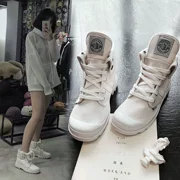 2018 mùa xuân và mùa hè mới gió Anh Martin khởi động nữ Hàn Quốc phiên bản của hoang dã hip-hop hip-hop cao-top giày trắng ngắn khởi động