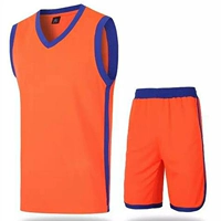 Баскетбольная футбольная форма, корзина для белья, летняя баскетбольная форма, майка для тренировок для школьников, сделано на заказ, короткий рукав, большой размер