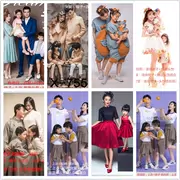 Trẻ em chụp ảnh chủ đề quần áo ảnh studio ảnh chân dung gia đình sáu gia đình thân thiện thời trang Hàn Quốc phong cách mới bộ