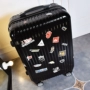 Xu hướng xe đẩy trường hợp bánh xe hành lý nam câm lên máy bay 24 inch 26 inch vali mật khẩu thời trang hộp cứng - Va li vali nữ đẹp