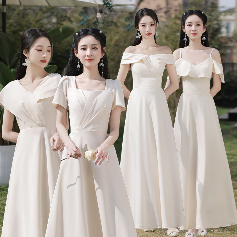 Bridesmaid dress, advanced summer skirt, 2023 collection, for bridesmaid, high-quality style