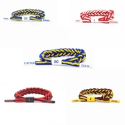 Vòng đeo tay bóng rổ Kobe Curry James Owen Harden Stars Lace Bracelet Thể thao Dây đeo cổ tay có thể điều chỉnh