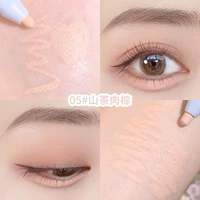 Лежащая ручка шелковика 5#[Горный чай коричневый] D462 Lieing Silkworm Pen