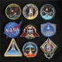 Thêu Velcro Sticker Không Gian Cơ Quan của Chiếc Áo Khoác Armband Discovery Tàu Con Thoi Thêu Sticker NASA Vải miếng dán trang trí quần áo tiện dụn