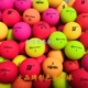 Большие цветные скрабы Brand Balls 7-80 % новых 50