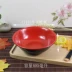 Melamine giả sứ nhà hàng đồ ăn gia dụng đồ ăn cá súp cháo cơm bát mì cay nóng ramen đỏ đen miệng lớn - Đồ ăn tối Đồ ăn tối