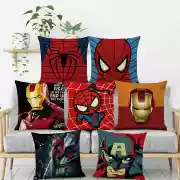 Marvel anh hùng Spider-Man phim hoạt hình gối Iron Man Captain America Avengers đệm lanh gối - Trở lại đệm / Bolsters