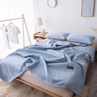 Châu âu và Hoa Kỳ cotton handmade hoa quilting là ba bộ của mở rộng giường bìa màu rắn mùa thu chần trải giường đa kích thước mỏng men ga giường đẹp