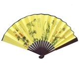 10 -жегодный складной вентилятор шелковой ткани Античный складной складной бамбуковый вентилятор Silk Fan Art Fean Свеже 25 бесплатная доставка