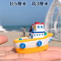 № 3 Небольшой круизный лайнер/желтый 5 см в длину