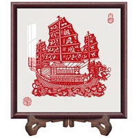 Классические поделки из бумаги ручной работы, китайское украшение из натурального дерева, китайский стиль, подарок на день рождения, сделано на заказ