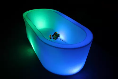 Светодиодная креативная светящаяся ванна рулон ванна ванна мода независимая серфинг