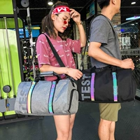 Túi thể thao thể thao cho bé trai túi đào tạo xu hướng thời trang túi duffel công suất lớn vai đơn di động túi du lịch giày nữ túi du lịch mini