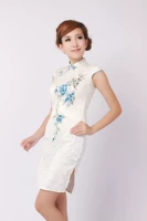 Короткое ципао, орхидея