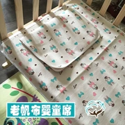 Trẻ em giường mat bé bông đệm vải gối mat mẫu giáo tùy chỉnh xe đẩy em bé K5J933zW0U - Thảm mùa hè
