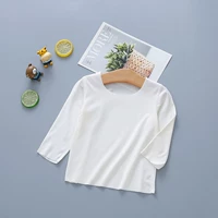 Белые модальные длинные рукава