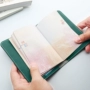 Sugu làm bằng tay túi hộ chiếu lưu trữ da clip luật sư tài liệu bảo vệ lớp da bò chữ tùy chỉnh túi đựng giấy tờ