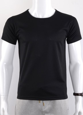 Nam ngắn tay t-shirt không thấm nước chống bẩn sáng tạo thoáng khí nano công nghệ màu đen mùa hè phần mỏng không dính nước t-shirt phiên bản lỏng lẻo Áo phông ngắn