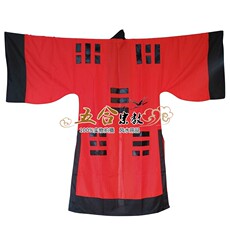 Даосское одеяние 八卦经衣 夏纺绸道袍法衣 道士服道教法衣八卦衣长袍太极八卦道袍