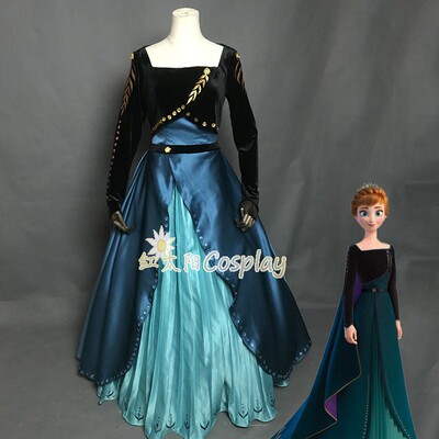 taobao agent Disney, small princess costume for princess, clothing, “Frozen”, cosplay