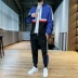 Bộ đồ thể thao giải trí nam xuân hè 2020 phiên bản mới của Hàn Quốc theo xu hướng thời trang nam đẹp trai áo khoác hai dây - Bộ đồ Bộ đồ