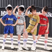 Trang phục khiêu vũ jazz trẻ em mới dành cho nữ trang phục biểu diễn quần áo trẻ em nhảy hip-hop hiện đại phù hợp với nam giới