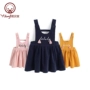 Youbeiyi Mùa xuân và mùa thu Cô gái Váy Váy nhung Váy Công chúa Váy Váy Bé gái Váy đầm cho bé gái