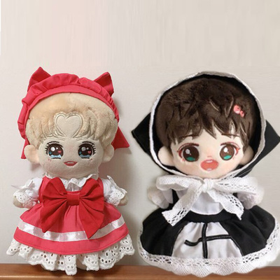 taobao agent Cute set, cotton changeable doll, clothing for dressing up, 15cm, 20cm