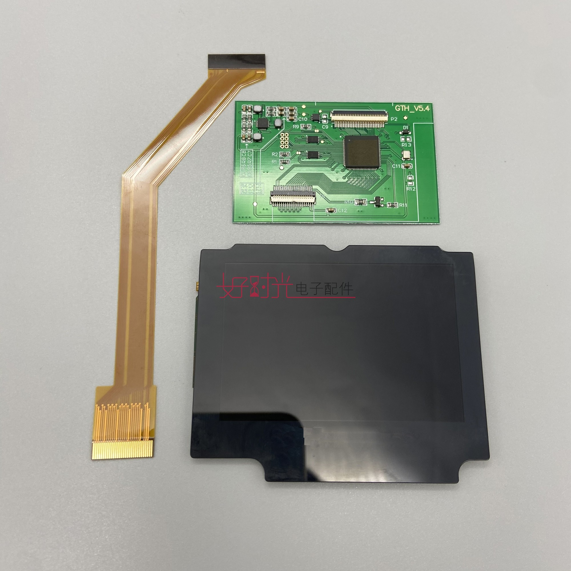 All Fit LCD With Light BlackGBASP Highlight  ips LCD screen GAMEBOY ADVANCE SP High bright screen No need cut shell install simple