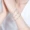 Vòng tay bạc ba vòng thời trang Vòng tay bạc 999 sterling bạc nữ cá tính thủy triều sterling bạc 2019 mới gửi bạn gái - Vòng đeo tay Cuff