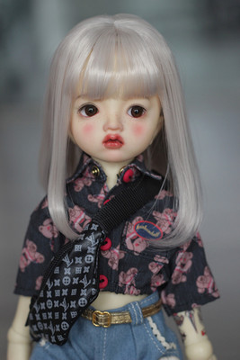 taobao agent [Kaka Planet] BJD wig women 4 points 6 points BJD.DD. Wig high -temperature silk big pear and shoulders