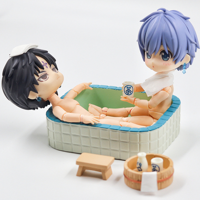 taobao agent OB11 baby clothing GSC DOLL BODY9 YMY Figma Bjd 12 -point furniture Japanese bathtub