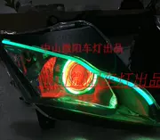 Áp dụng cho xe mô tô đèn pha Xenon của Kawasaki ZX-10R 11-15 năm đèn pha lắp ráp đèn pha mắt thiên thần - Đèn HID xe máy
