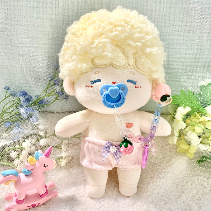 Jelly Blue Pacifier Peachgoods in stock 15cm20cm cotton doll lovely nipple chain colour parts doll men and women nothing attribute match bjd