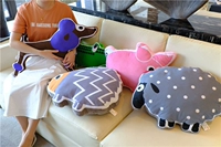 Милый плюшевый мультяшный диван с животными, подушка, транспорт в обеденный перерыв