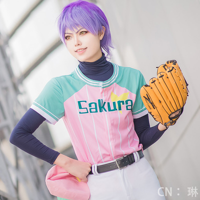 taobao agent A3 First Love Jiaziyuan Phase 2 PV Baseball Summer Summer Group Huang Tianma Sanhao Yicheng Xiangxiang Sakura soldiers nine COS uniforms