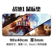 EA Battlefield 1 series trò chơi ngoại vi pad chuột lớn 4 cạnh dày bàn phím máy tính để bản đồ tùy chỉnh - Game Nhân vật liên quan