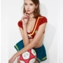 Tôi cũng tham gia vào World Cup bóng đá bé đồng phục phù hợp với bộ đồ ngủ sexy sexy nightdress áo ngực vay cotton