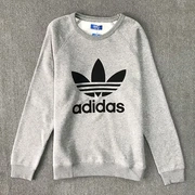 Áo len lông cừu thể thao Adidas clover nam cổ điển logo lớn áo thun ấm áp giản dị BK5866 - Thể thao lông cừu / jumper