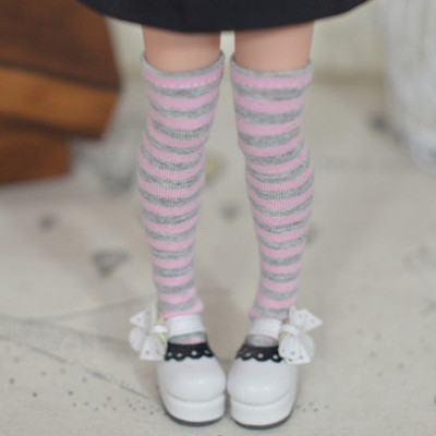 taobao agent Suitable for Blythe/Jerryberry/Six -Sentel Was to use retro striped leggings over knee socks and stockings