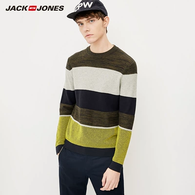 JackJones Jack Jones lụa áo len nam giới mỏng C-217124514 áo nam Hàng dệt kim